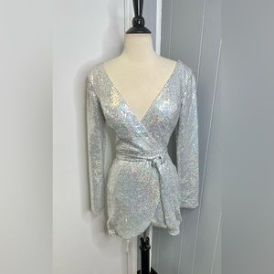 Homecoming dress/ party dress/ formal/ wrap dress